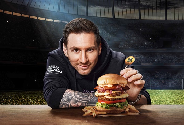 Messi Burger at Hard Rock Cafe