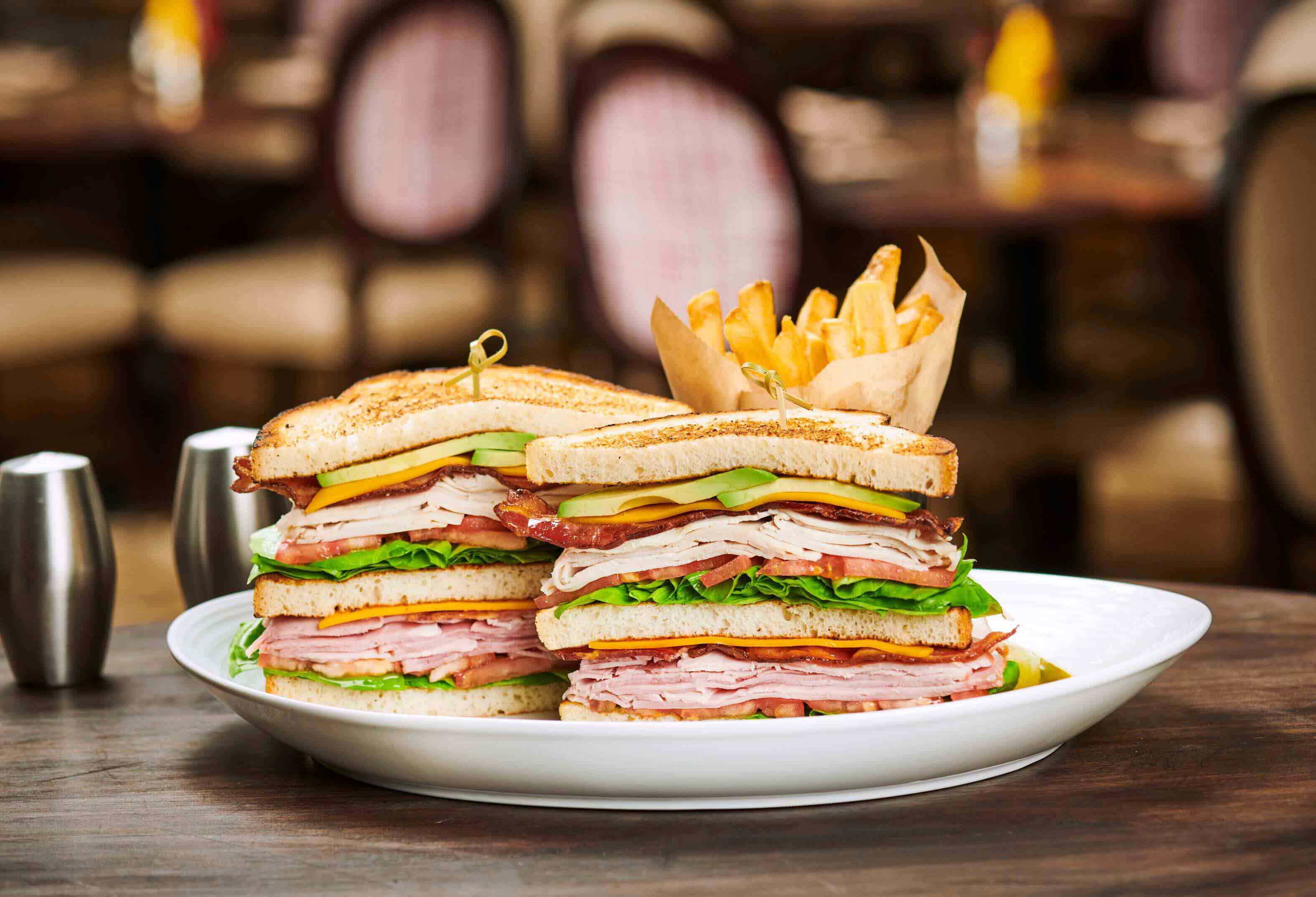 Cali Club Sandwich at Rise Kitchen & Deli