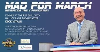 Seminole Hard Rock Hotel & Casino Tampa to Host ‘MAD for March: Cocktails and Dinner with Dick Vitale’