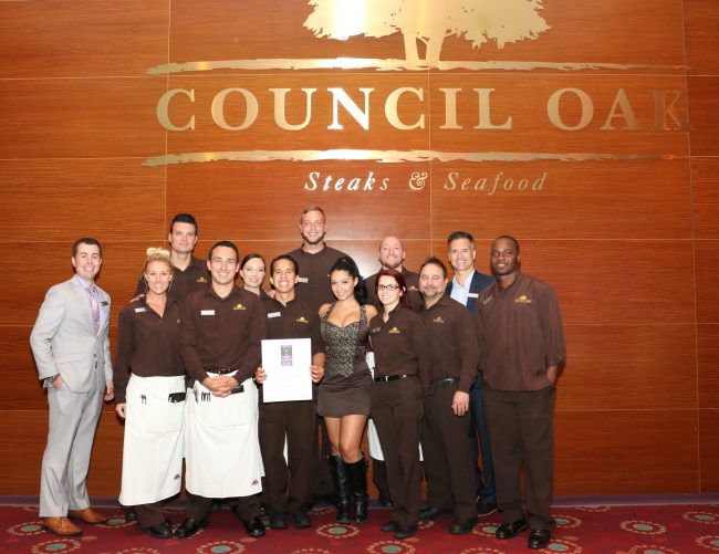 Council Oak Steaks & Seafood Secures Ninth Straight Wine Spectator Magazine Honor