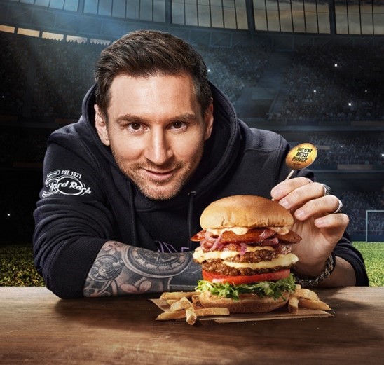 Hard Rock Cafe at Seminole Hard Rock Hotel & Casino Tampa Introduces Its Newest Burger Inspired by Brand Ambassador Lionel Messi