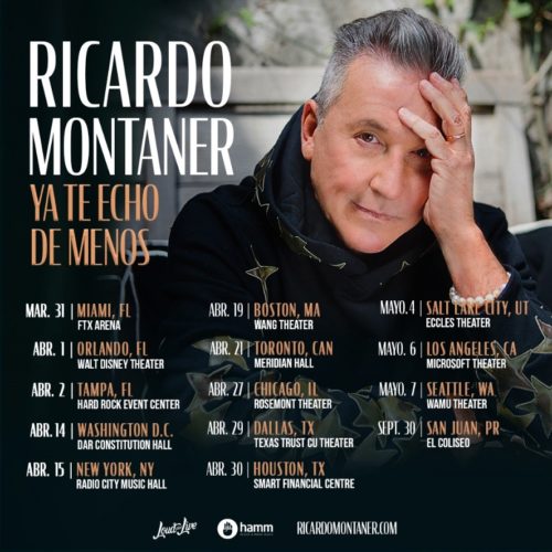 Venezuelan Singer/Songwriter Ricardo Montaner  Heading for Hard Rock Event Center Sunday, April 2 – 8 p.m.